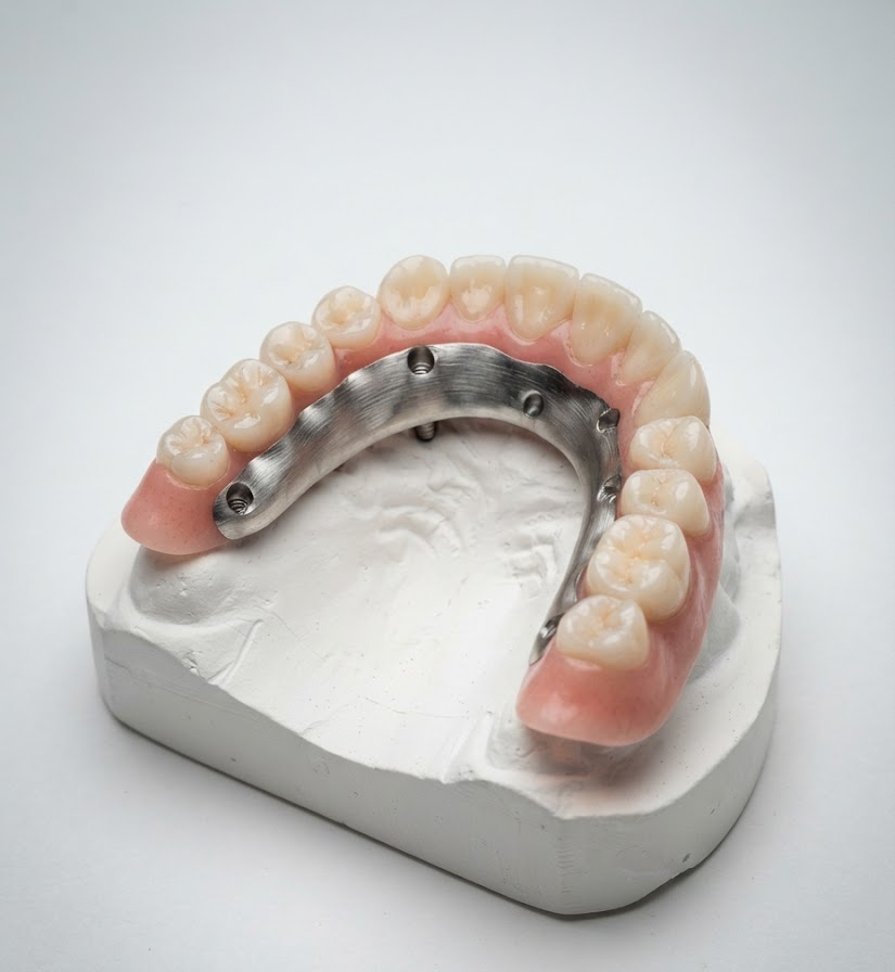 Hybrid Prosthesis for Corticobasal Implants